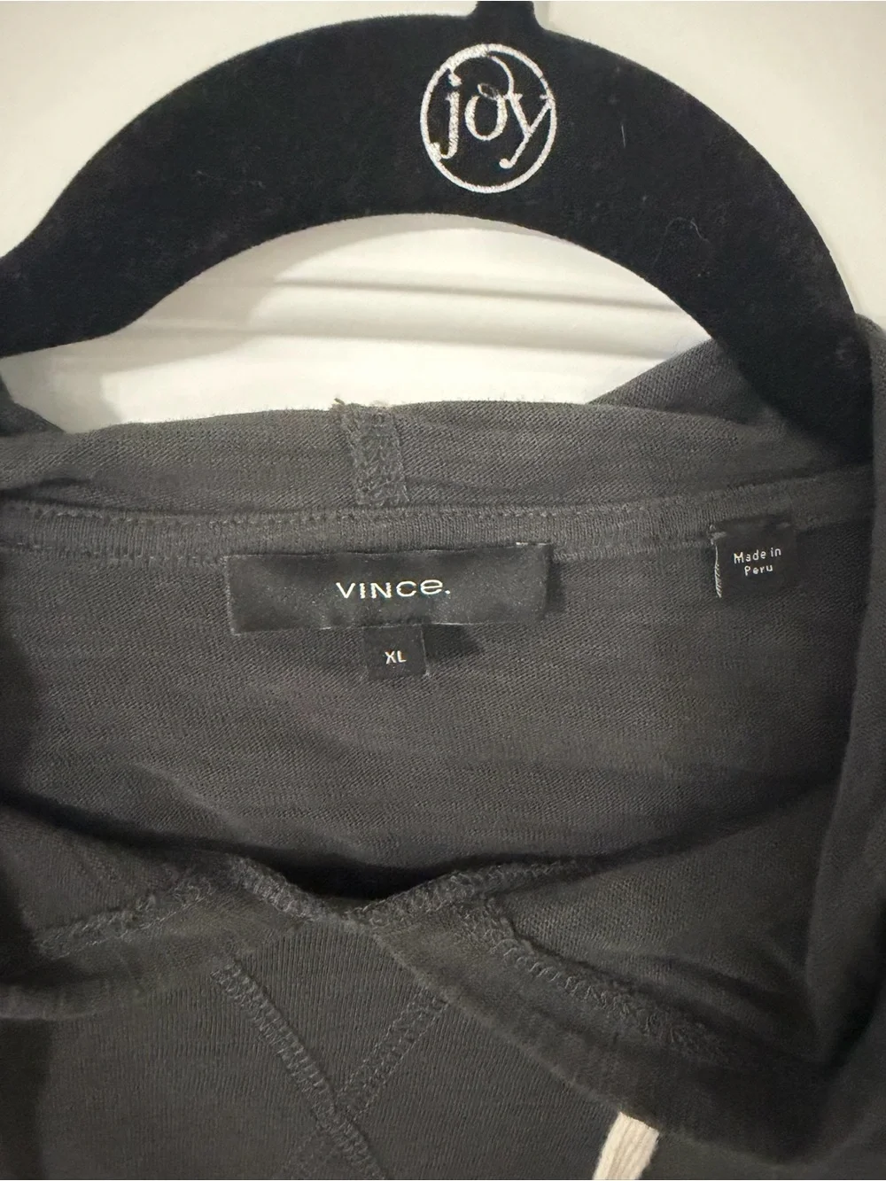 Vince Cotton Slub Hoodie NWOT